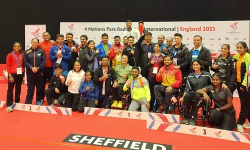 Indian team wins 18 medals at Four Nations Para Badminton International