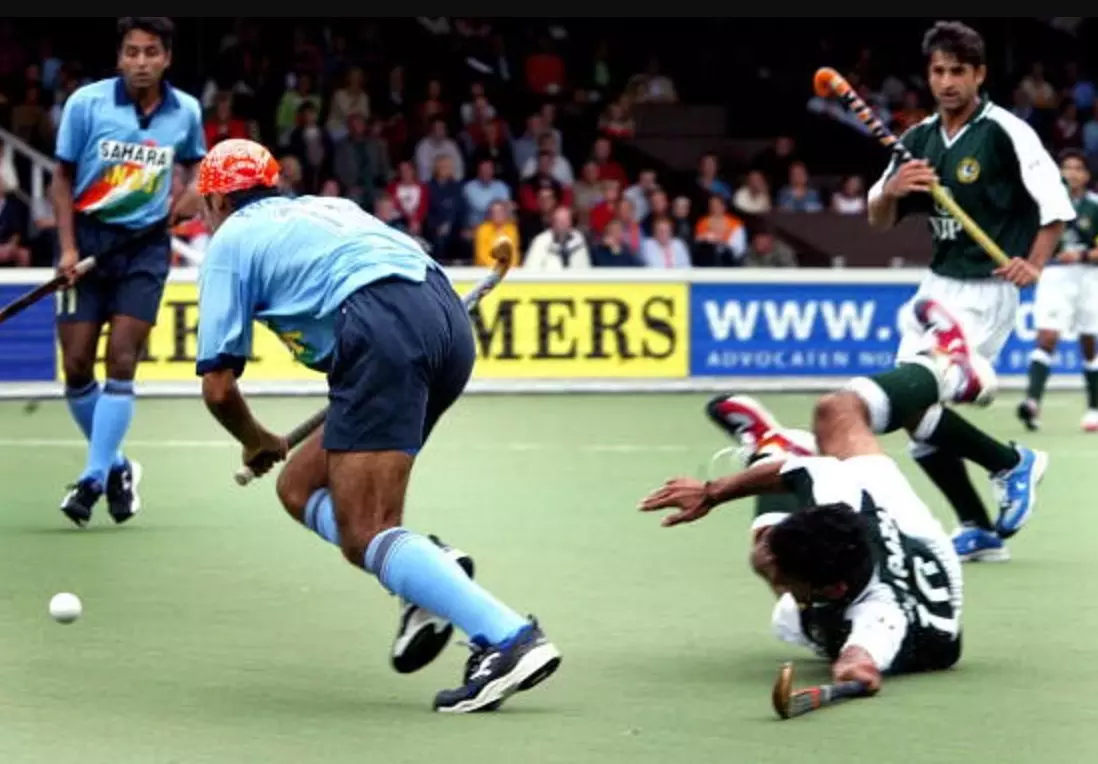 Action from the 2003 Champions Trophy classic Action from the 2003 Champions Trophy classic