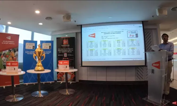 India drawn in Group D of BWF World Junior Championships 2023