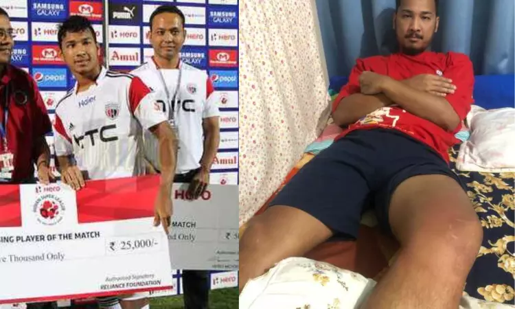 Alen Deory, once a promising forward, struggles to preserve his football dream