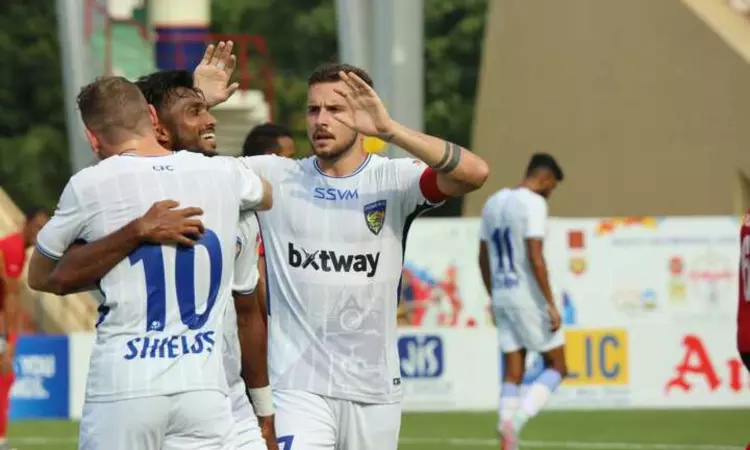 Chennaiyin FC advances to quarters of Durand Cup 2023 with dominating 3-0 victory over Triubhuwan Army Chennaiyin FC advances to quarters of Durand Cup 2023 with dominating 3-0 victory over Triubhuwan Army