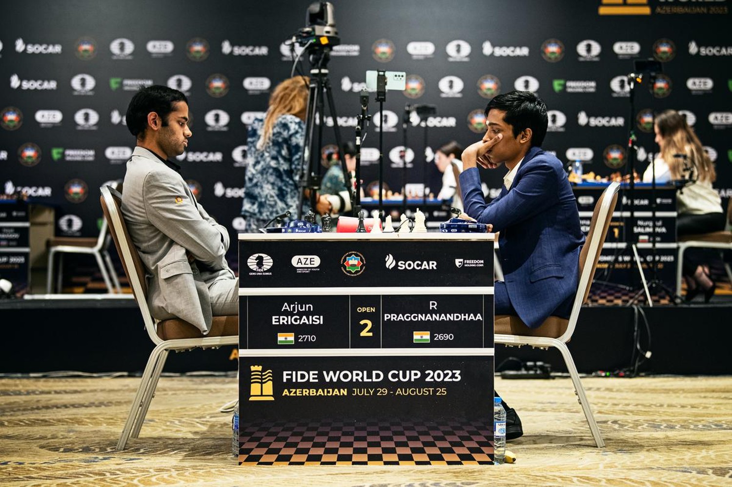 FIDE World Chess Cup (Open Semifinals, Women's Final): A Pragg