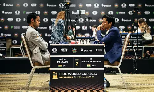 R Praggnanandhaa becomes 1st Indian after Anand to reach Chess World Cup semis R Praggnanandhaa becomes 1st Indian after Anand to reach Chess World Cup semis