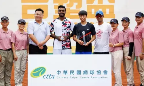 Ganta Sai Karteek Reddy wins ITF Formosa Cup mens doubles title