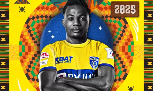 Kerala Blasters FC completes the signing of Ghanaian striker Kwame Peprah