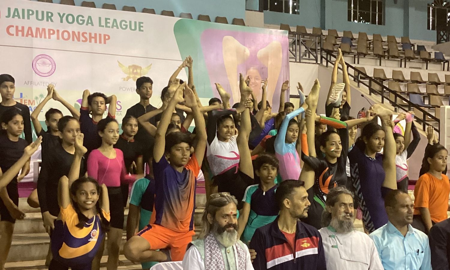 7th Jaipur Yoga League Concludes With Over 500 Competitors Participating