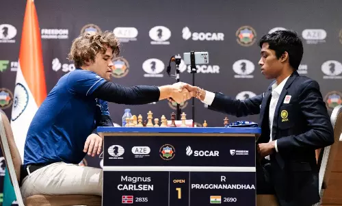 Heartbreak for R Praggnanandhaa as Magnus Carlsen wins FIDE World