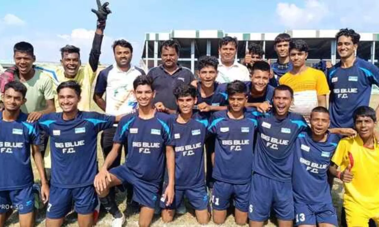 Student-athletes at U19 Subroto Mukherjee Cup