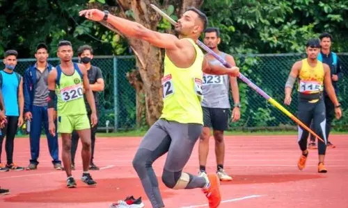 Kishore Jena Javelin Throw