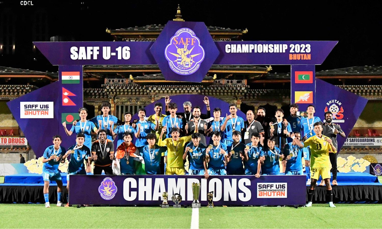 India emerge SAFF U16 champions, make short work of Bangladesh in final