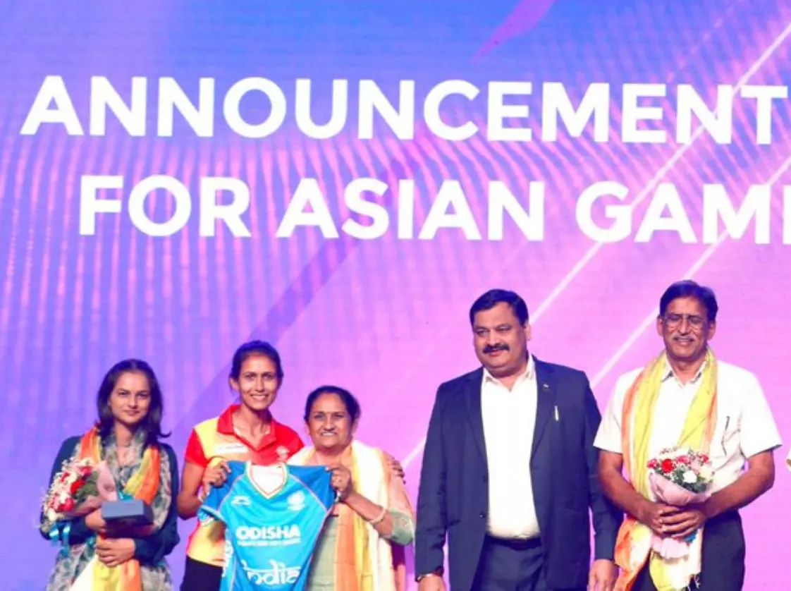 Sonika at the send-off ceremony