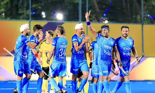 Asian Games Hockey: Abhisheks brace propels India mens team to 4-2 win over Japan - Highlights