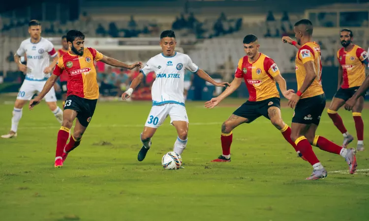 ISL 2023: East Bengal shares spoils with Jamshedpur FC- Highlights ISL 2023: East Bengal shares spoils with Jamshedpur FC- Highlights