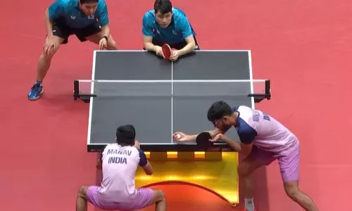 Asian Games Table Tennis: Manush/ Manav narrowly misses historic medal