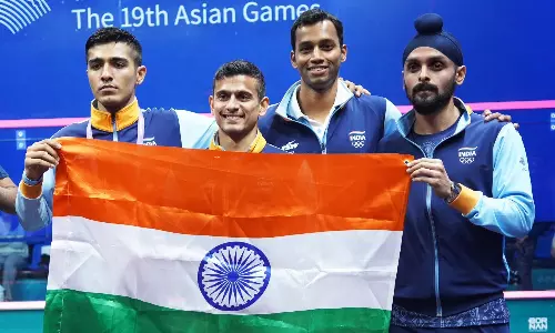 Indian men squash team