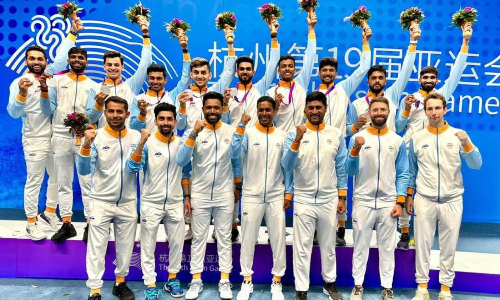 Indian badminton team