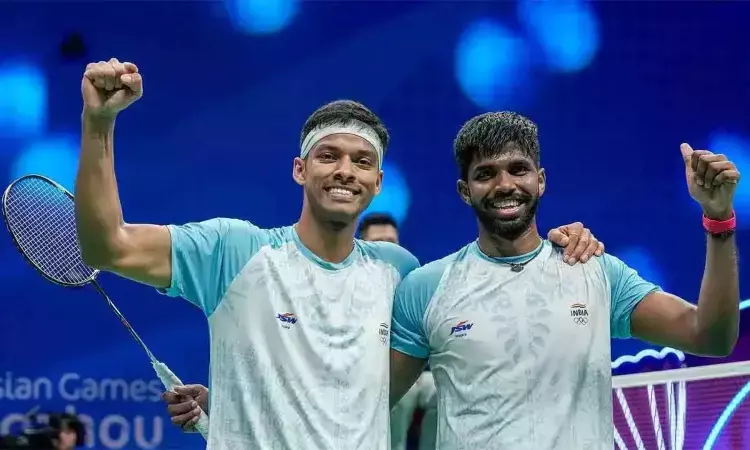 Satwiksairaj Rankireddy and Chirag Shetty Badminton
