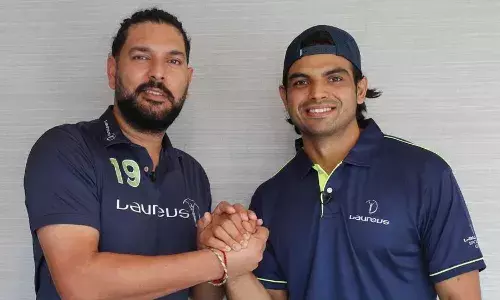 Yuvraj Singh and Neeraj Chopra