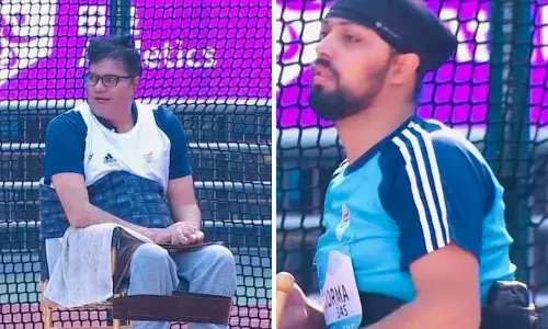 Asian Para Games: Indian athletes sweep podium in mens club throw F51