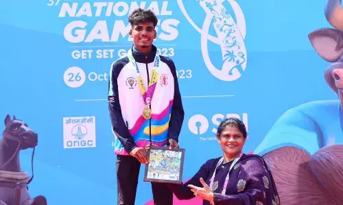 Babu Gaonkar emerges as local hero to win first gold for Goa at National Games Babu Gaonkar emerges as local hero to win first gold for Goa at National Games