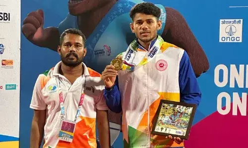 National Games: Dev Meenas Pole vault record and other top performers National Games: Dev Meenas Pole vault record and other top performers