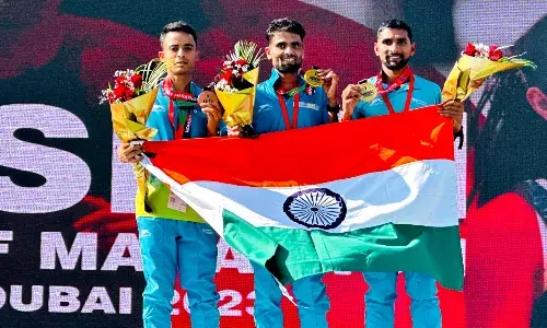 Indian mens team wins gold medal at Asian Half Marathon Championships