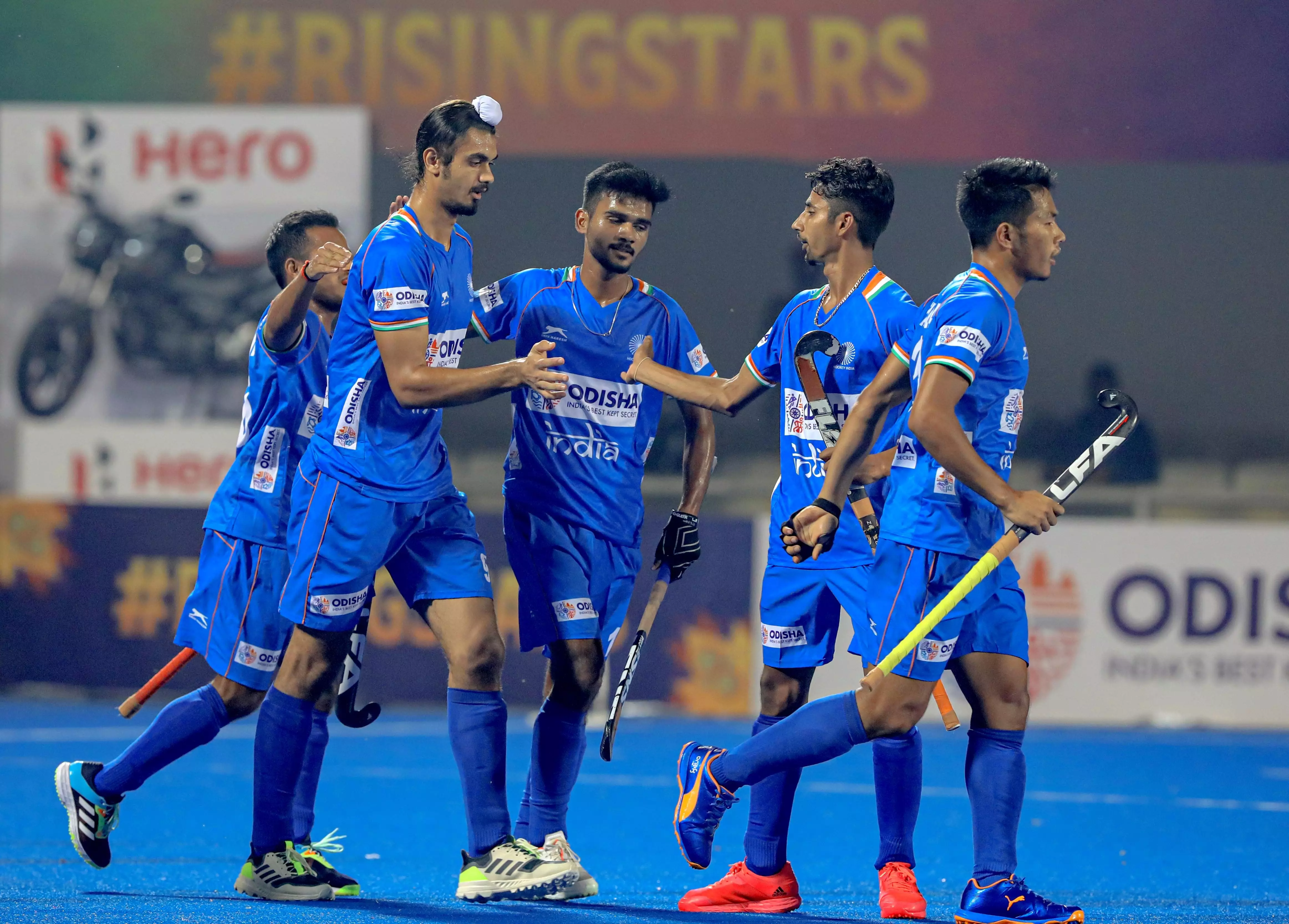 Araijeet Singh Hundal in action during a match.