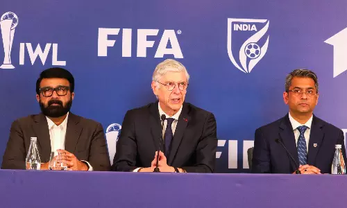 The giant is here and is heading for hiding, Arsene Wenger about Indian football