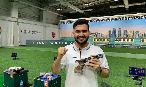 Anish Bhanwala shooting