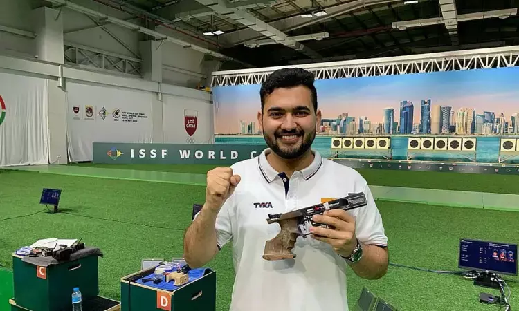 Anish Bhanwala shooting