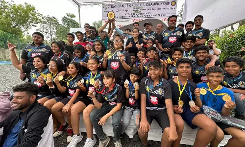 7th National Pickleball Championship organised at Ahmedabad concluded on 3rd December