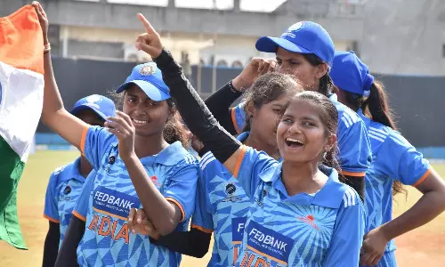 Indin womens blind cricket team