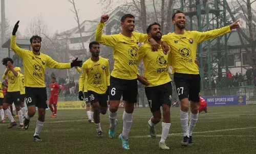 I-League: Real Kashmir maintains winning streak, Aizawl and Gokulam play draw