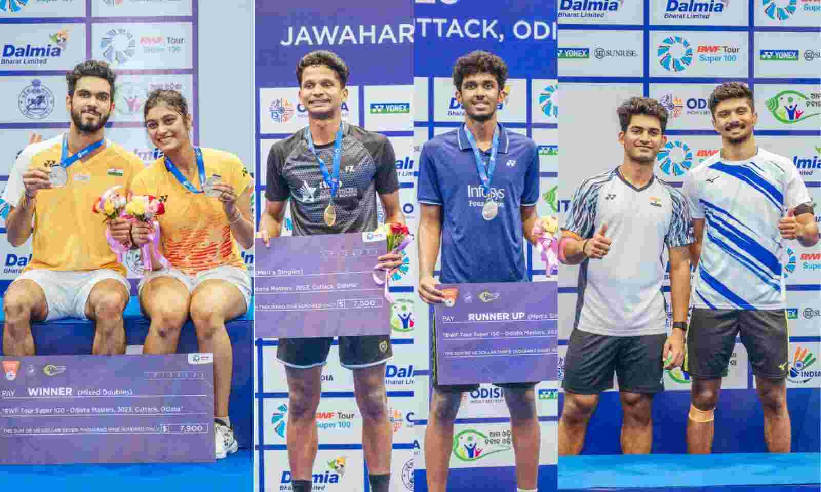 Odisha Masters 2023 badminton: Tanisha Crasto-Dhruv Kapila win mixed  doubles title