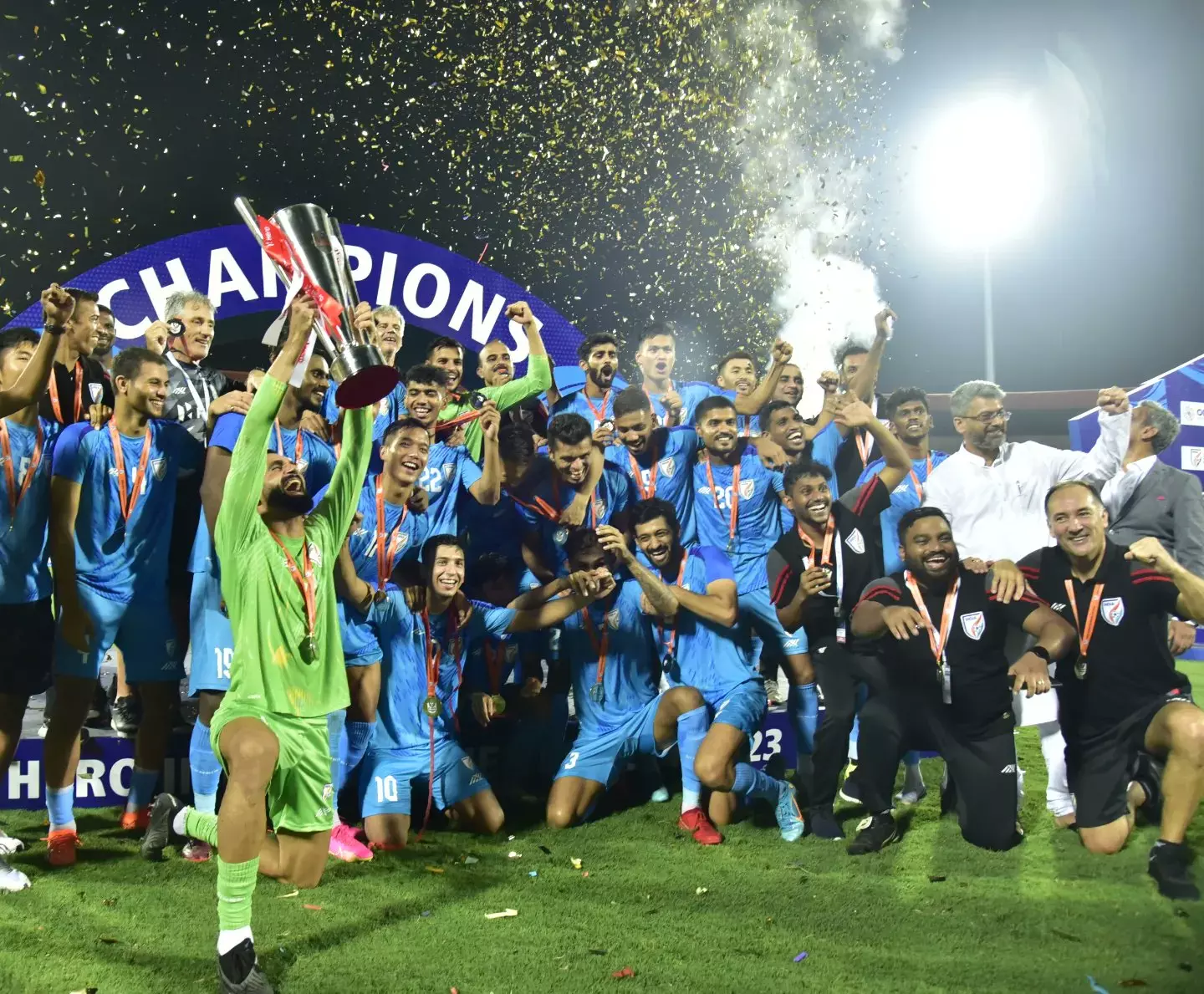 Indian football team win Intercontinental cup 