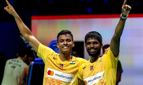 Satwiksairaj Rankireddy and Chirag Shetty Badminton