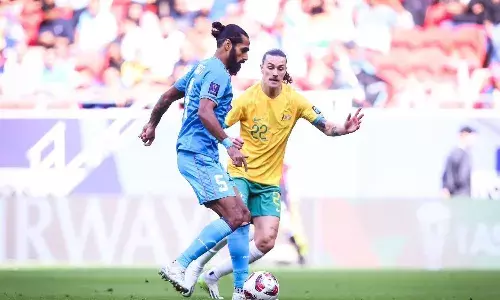 Indias effort falls short as Australia secures 2-0 victory in AFC Asian Cup Clash
