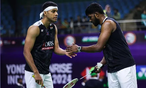 Satwiksairaj Rankireddy and Chirag Shetty Badminton