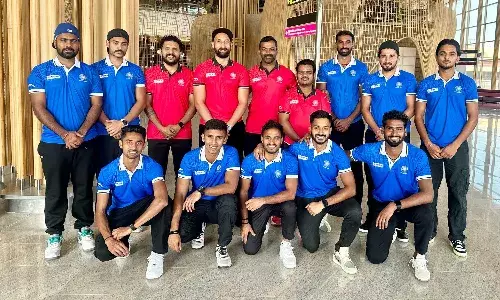 Indian mens hockey team leaves for FIH Hockey5s World Cup in Oman