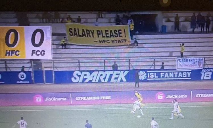 Watch: Hyderabad FC Staff demand salary, removed from stadium by security personnel