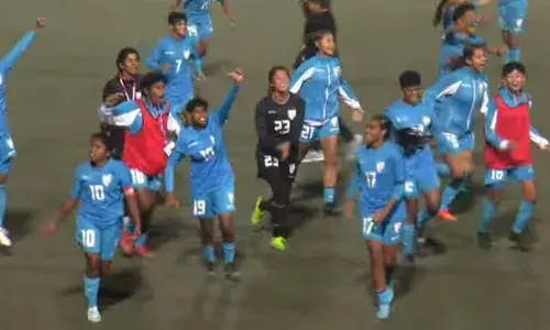 WATCH: India wins SAFF U19 trophy on coin toss, decision annulled later