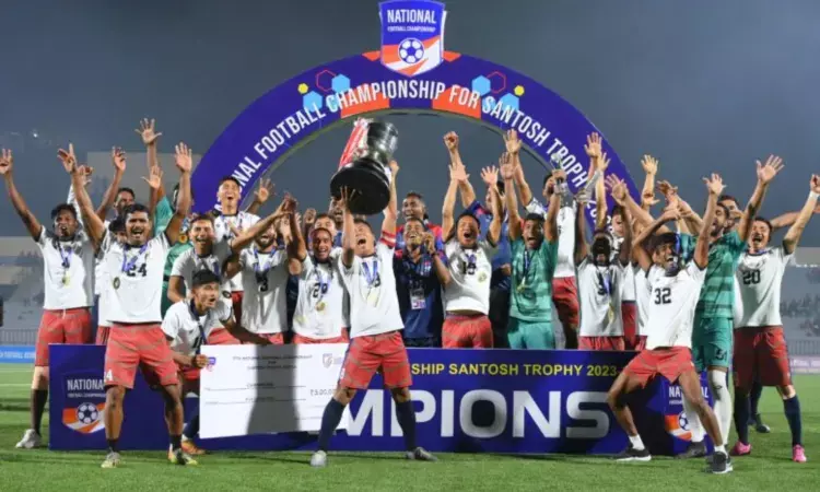 Shafeels winner helps Services lift Santosh Trophy for the seventh time Shafeels winner helps Services lift Santosh Trophy for the seventh time
