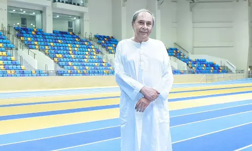 Odisha CM Naveen Patnaik inaugurates India’s first indoor athletics and aquatic centres Odisha CM Naveen Patnaik inaugurates India’s first indoor athletics and aquatic centres