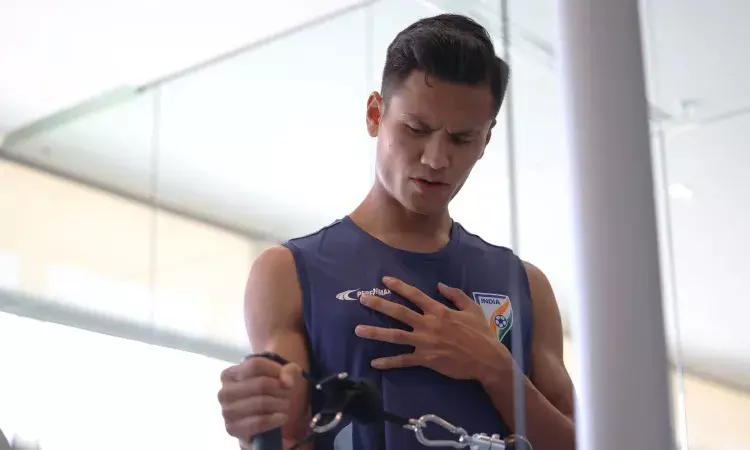 Happy to be with Indian team again: Jeakson Singh on return from shoulder injury Happy to be with Indian team again: Jeakson Singh on return from shoulder injury