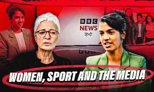 Enakshi at BBC News Panel Discussion on Gender representation