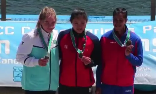 Megha Pradeep wins bronze in Asian Canoe Sprint Olympic Qualifiers
