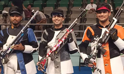Shooting Olympic Trials: Arjun breaches world record in 10m air rifle