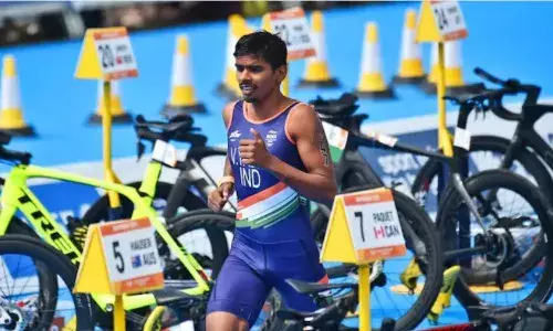 Muralidharan, Mansi clinch South Asian Triathlon Championships Muralidharan, Mansi clinch South Asian Triathlon Championships