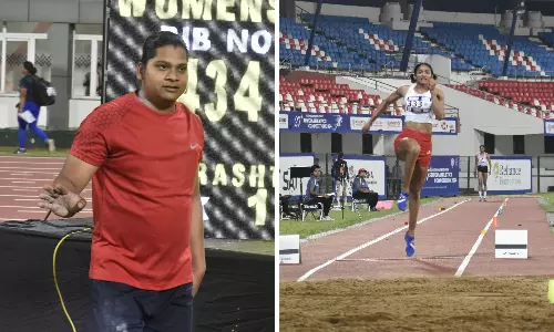 Federation Cup Athletics: Abha Khatua breaks shot put NR, Nayana wins long jump
