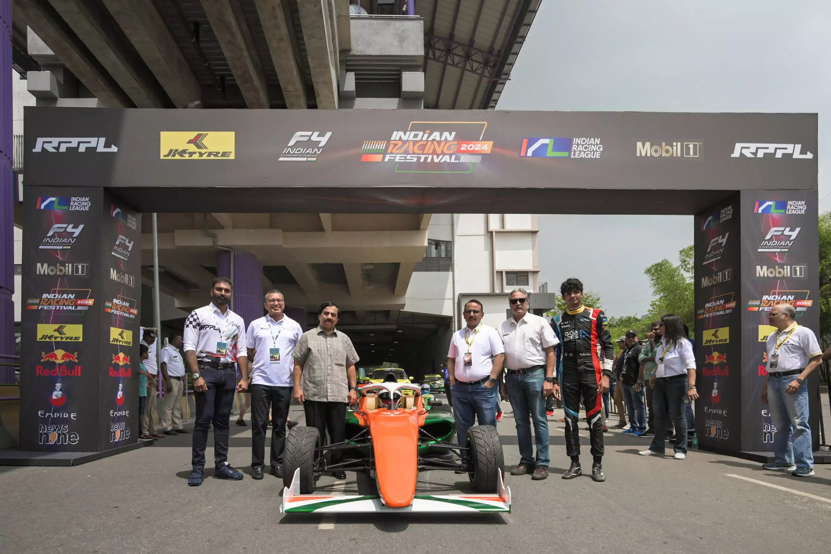 RPPL and JK Tyre successfully host a thrilling showrun of the Indian Racing  Festival in Bengaluru